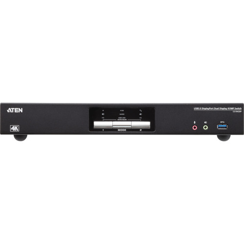 ATEN CS1942DP KVMP-Switch 2-fach, DisplayPort für 2 Displays 4K, USB 3.0, Audio