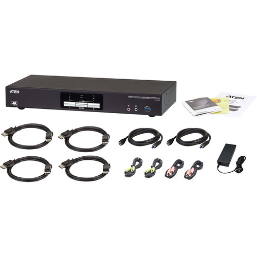 ATEN CS1942DPA KVMP-Switch 2-fach Dual-Display, DisplayPort, USB 3.0, 8K