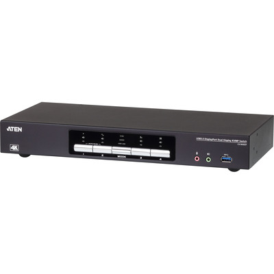 ATEN CS1944DP KVMP-Switch 4-fach, DisplayPort für 2 Displays 4K, USB 3.0, Audio (Produktbild 1)