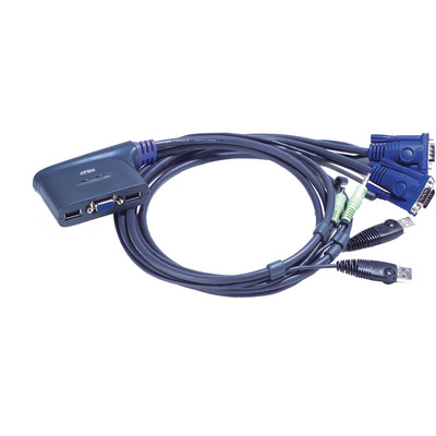 ATEN CS62US KVM-Switch 2-fach, USB, mit Audio
