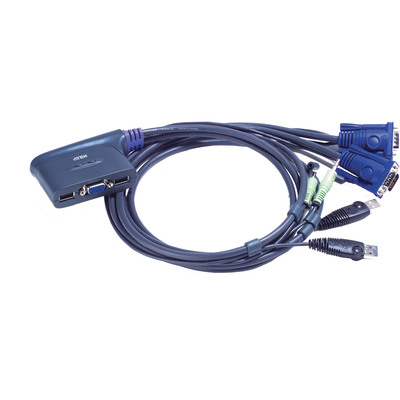 ATEN CS62US KVM-Switch 2-fach, USB, mit Audio ATEN CS62US KVM-Switch 2-fach, USB, mit Audio