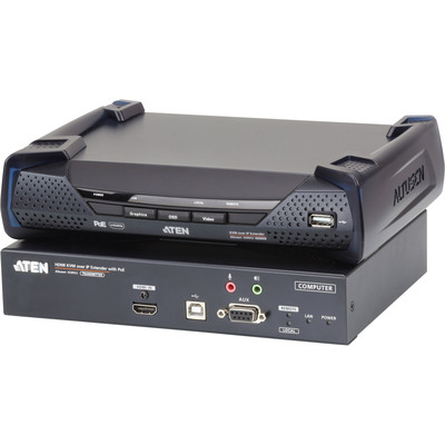 ATEN KE8952 KVM over IP Extender mit PoE, 4K HDMI Einzeldisplay, RS232, USB, Audio ATEN KE8952 KVM over IP Extender mit PoE, 4K HDMI Einzeldisplay, RS232, USB, Audio