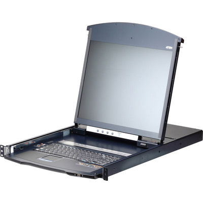 ATEN KL1108VN IT Cat.5 KVM over IP Switch 8-Port, 19-LCD, Dual-Rail, IT-Layout ATEN KL1108VN IT Cat.5 KVM over IP Switch 8-Port, 19-LCD, Dual-Rail, IT-Layout