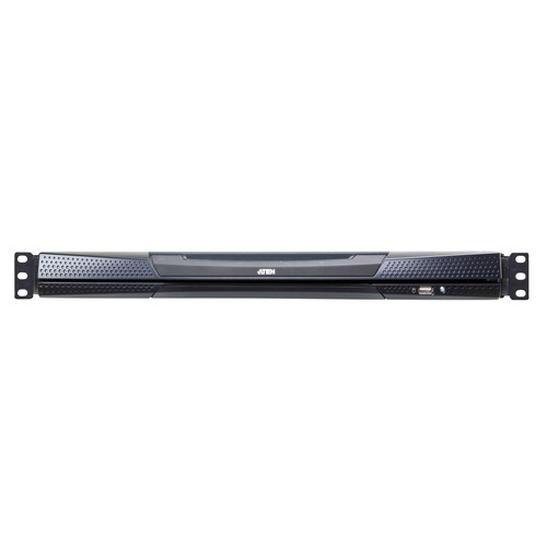 ATEN KL1508AiN SL Cat.5 KVM over IP Switch 8-Port, 19-LCD, Dual-Rail, SL-Layout