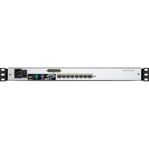 ATEN KL1508AM UK Cat.5 KVM-Switch 8-Port, 17-LCD, Dual-Rail, UK-Layout
