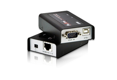 Aten Mini KVM Extender Set VGA-USB,Sender + Empfänger 100 m