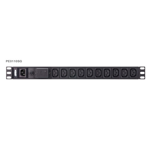 ATEN PE0110SG Basic PDU 19 1HE, 10A, 10x C13