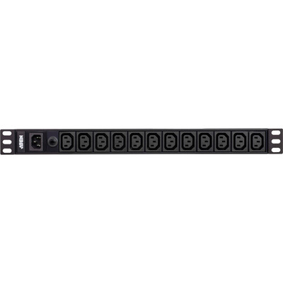 ATEN PE0112G 19 Stromverteilung 1HE 10A 12-Port IEC-C13 Basic PDU (Produktbild 1)