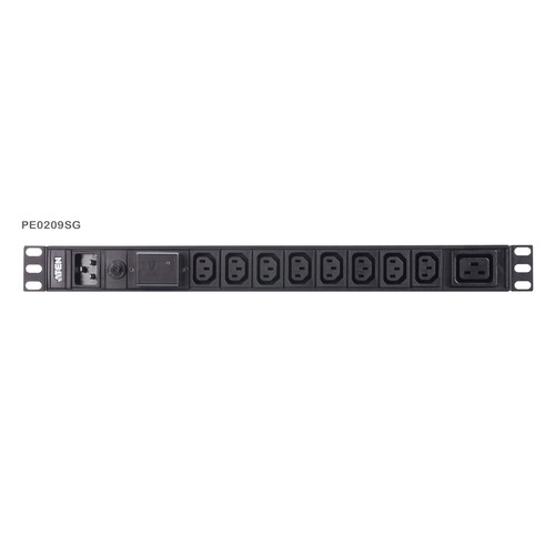 ATEN PE0209SG Basic PDU 19 1HE, 16A, 9x C13, 1x C19