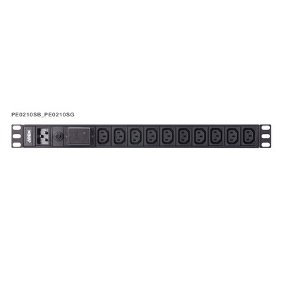 ATEN PE0210SG Basic PDU 19 1HE, 16A, 10x C13