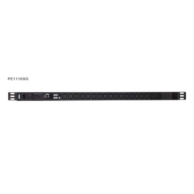 ATEN PE1116SG Basic PDU 0HE, 10A, 16x C13, Messfunktion