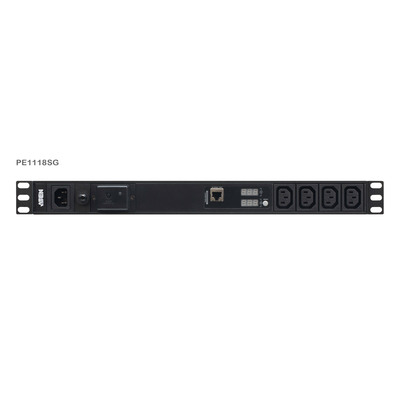 ATEN PE1118SG Basic PDU 19 1HE, 10A, 18x C13, Messfunktion