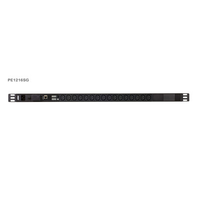 ATEN PE1216SG Basic PDU 0HE, 16A, 16x C13, Messfunktion (Produktbild 1)