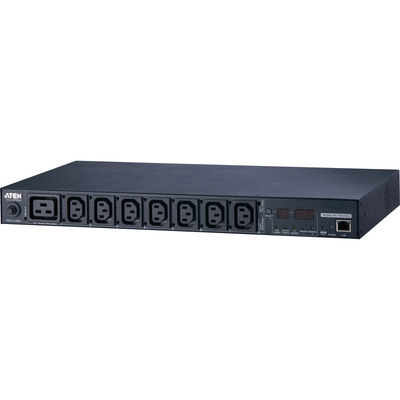 ATEN PE5208G Stromverteilung eco PDU, 7 Ausgänge C13 + 1x C19, Messfunktion, IEC, max. 16A, 1HE ATEN PE5208G Stromverteilung eco PDU, 7 Ausgänge C13 + 1x C19, Messfunktion, IEC, max. 16A, 1HE