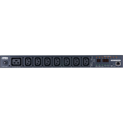 ATEN PE8208G 19-Stromverteiler eco-PDU, 7 Ausgänge C13 + 1x C19, Monitoring (Produktbild 1)