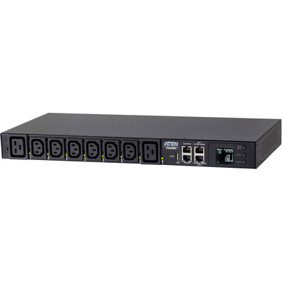 ATEN PG6308G eco PDU 8-fach LAN-schaltbar, 19- 1HE, 2× C19 + 6× C13