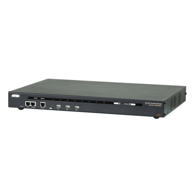 ATEN SN0108CO-AXA-G, 8-Port Serieller Konsolen Server mit Dual-Strom/LAN