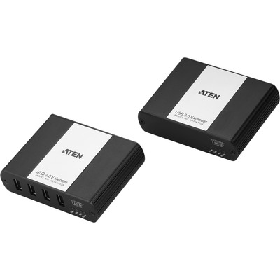 ATEN UEH4102, USB over LAN Verlngerung 4-Port, USB 2.0 Cat.5 Extender (bis zu 100m)
