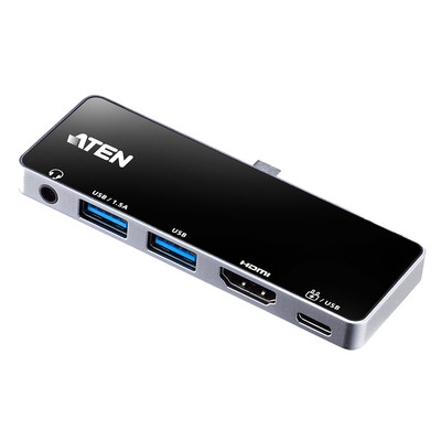 ATEN UH3238 USB-C Multiport Reise-Dockingstation mit Power-Pass-Through (Produktbild 1)