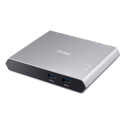 ATEN US3310 2-Port USB-C Gen.1 Dock Switch mit Power Pass-through (Produktbild 1)