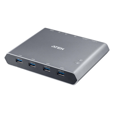 ATEN US3311 2-Port 4K DisplayPort USB-C KVM Switch mit PD (Produktbild 1)