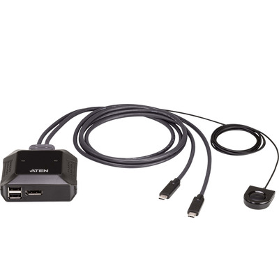 ATEN US3312 2-Port USB-C 4K DisplayPort KVM-Switch mit Remote ATEN US3312 2-Port USB-C 4K DisplayPort KVM-Switch mit Remote