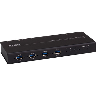 ATEN US3344I  4x4 USB 3.2 Gen.1 Switch, Industrie-Umschalter (Produktbild 1)