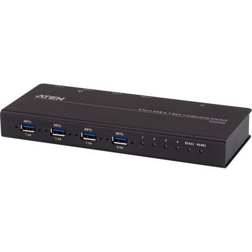 ATEN US3344I 4x4 USB 3.2 Gen.1 Switch, Industrie-Umschalter