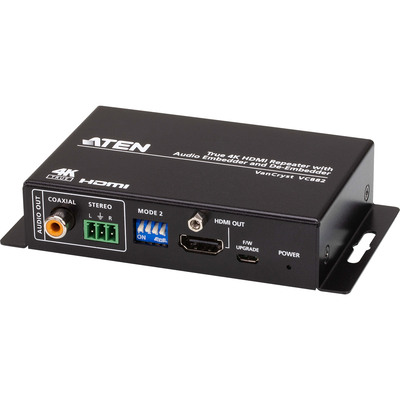 ATEN VC882 Video-Konverter, 4K HDMI Repeater mit Audio Embedder und De-Embedder (Produktbild 1)