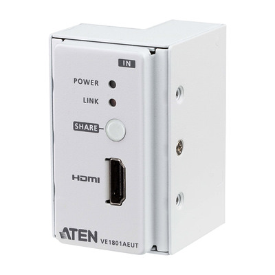 ATEN VE1801AEUT HDMI HDBaseT-Lite Sender mit EU-Wandplatte PoH 4K bei 40m