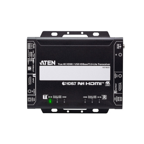 ATEN VE1833 Transceiver True 4K HDMI/USB HDBaseT3.0-Lite mit PoH (True 4K / 40m)