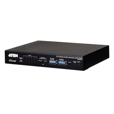 ATEN VE66DTH 6 x 6 Dante Audioschnittstelle mit HDMI (Produktbild 1)