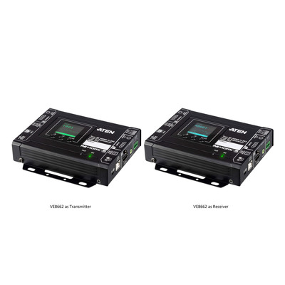 ATEN VE8662 True 4K HDMI H.265 over IP Transceiver mit PoE ATEN VE8662 True 4K HDMI H.265 over IP Transceiver mit PoE
