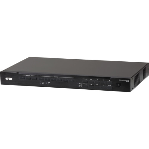 ATEN VP2730 7x3 Seamless Präsentation HDMI Matrix Switch mit Scaler, Streaming