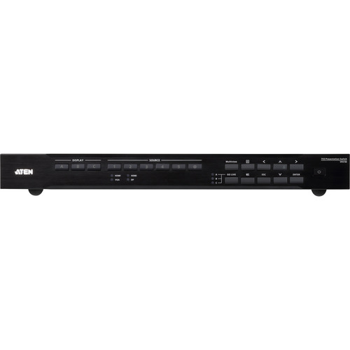 ATEN VP2730 7x3 Seamless Präsentation HDMI Matrix Switch mit Scaler, Streaming