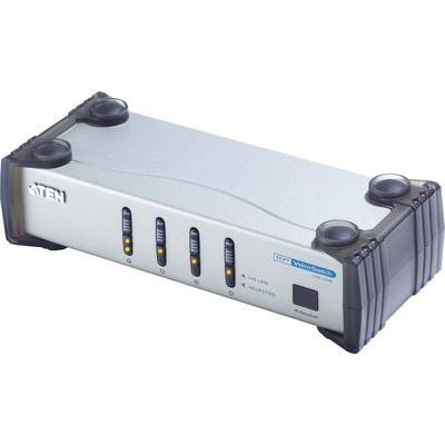 ATEN VS-461 Video-Switch, 4-fach DVI-Umschalter, DVI-I, Audio