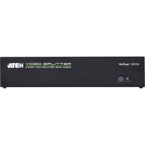 ATEN VS0104 Video-Splitter VGA/Audio 4-Port-Verteiler 450 MHz