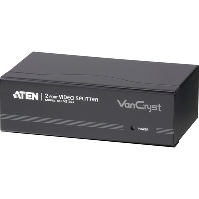 ATEN VS132A Video-Splitter S-VGA 2-fach Monitor-Verteiler, 450MHz ATEN VS132A Video-Splitter S-VGA 2-fach Monitor-Verteiler, 450MHz