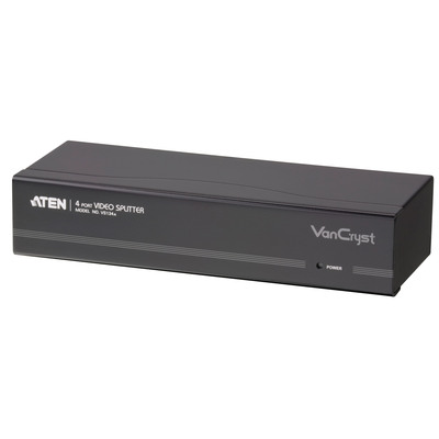 ATEN VS134A Video-Splitter S-VGA 4-fach Monitor-Verteiler, 450MHz ATEN VS134A Video-Splitter S-VGA 4-fach Monitor-Verteiler, 450MHz