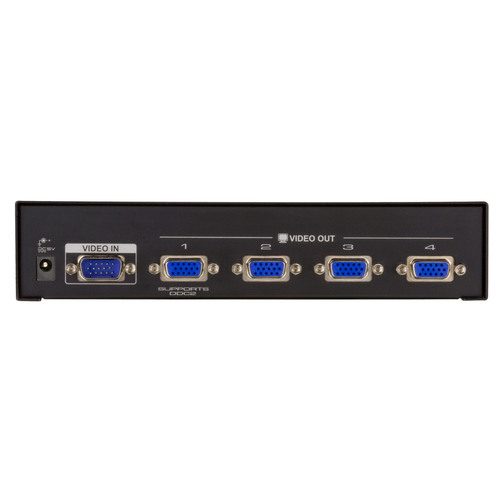 ATEN VS134A Video-Splitter S-VGA 4-fach Monitor-Verteiler, 450MHz
