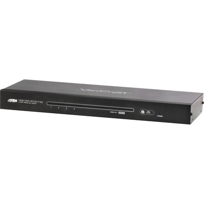 ATEN VS1804T Video-Splitter HDMI 4-fach Verteiler über Netzwerk-Kabel, FullHD, 3D (Produktbild 1)