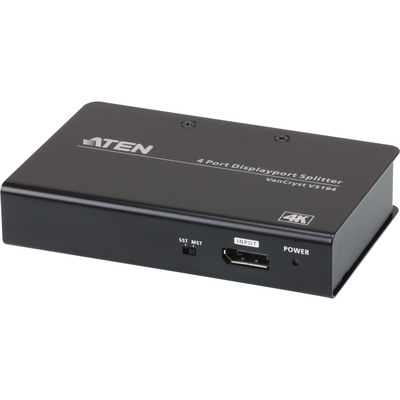 ATEN VS194 Video-Splitter DisplayPort-Verteiler, 4K2K, 4-fach ATEN VS194 Video-Splitter DisplayPort-Verteiler, 4K2K, 4-fach