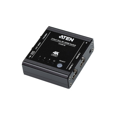 ATEN VS381B Video-Switch, 3-Port True 4K HDMI Switch ATEN VS381B Video-Switch, 3-Port True 4K HDMI Switch