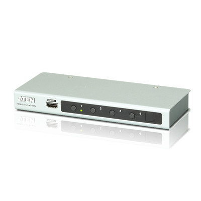ATEN VS481B Video-Switch HDMI 4-fach Umschalter 4K mit Fernbedienung