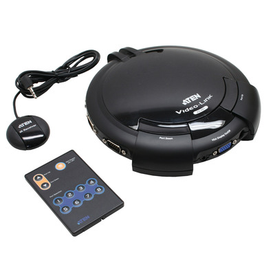 ATEN VS881 Video-Switch S-VGA, 8-fach Umschalter mit Fernbedienung ATEN VS881 Video-Switch S-VGA, 8-fach Umschalter mit Fernbedienung