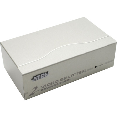 ATEN VS92A Video-Splitter S-VGA 2-fach Monitor-Verteiler, 350Mhz ATEN VS92A Video-Splitter S-VGA 2-fach Monitor-Verteiler, 350Mhz