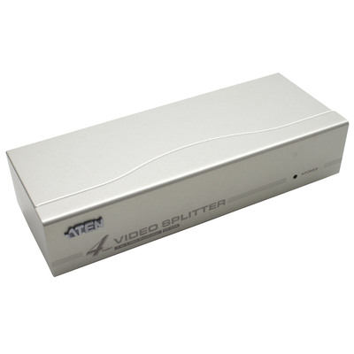 ATEN VS94A Video-Splitter S-VGA 4-fach Monitor-Verteiler, 350Mhz