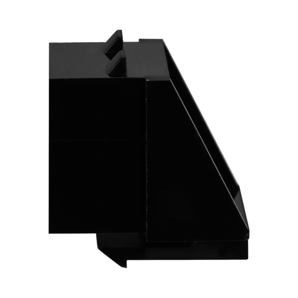 Blindeinsatz RJ45 schwarz RAL9011, für -- Keystoneausbrüche