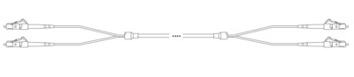 Breakout I-V(ZN) HH OM1 62.5/125µmm LC/LC -- 2G 1,0m Breakout I-V(ZN) HH OM1 62.5/125µmm LC/LC -- 2G 1,0m