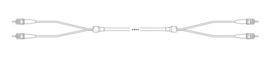 Breakout I-V(ZN) HH OS2 9/125µmm ST/ST 2E -- 1,0m